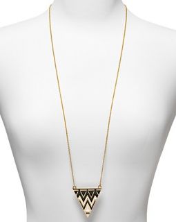 House Of Harlow 1960 Tribal Triangle Necklace, 32