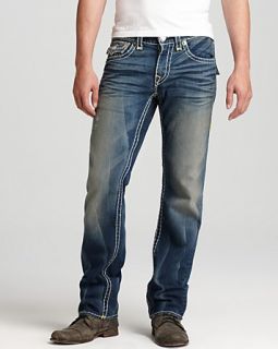 True Religion Jeans   Ricky Super T Straight Fit in Deadwood