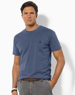 sleeved cotton pocket tee $ 39 50 color carson blue size select size l