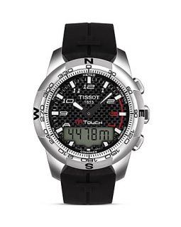 Tissot T Touch II Mens Multifunction Rubber Watch, 43mm
