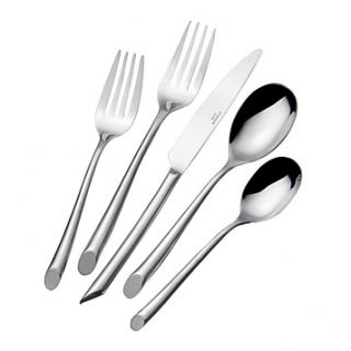 Towle Living Wave 42 Piece Stainless Steel Flatware Set