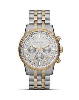 Michael Kors Round Two Tone Sport Watch, 43mm