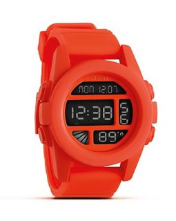 Nixon The Unit Neon Orange Watch, 49mm