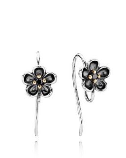 PANDORA Earrings   Sterling Silver, 14K Gold & Spinel French Wire
