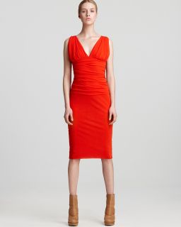 Jean Paul Gaultier V Neck Dress   with Ruching