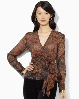 silk wrap blouse orig $ 159 00 was $ 79 50 47 70 pricing policy