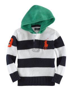 boys rugby stripe big pony hoodie sizes 2t 7 orig $ 75 00 sale $ 37 50
