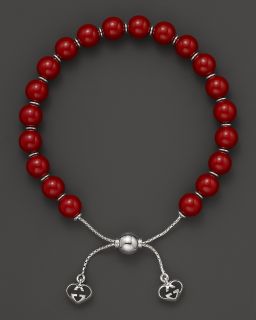 Gucci Love Britt S. Sterling Silver And Red Varnished Wood Bead