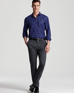 Michael Kors Remington Check Tailored Sport Shirt   Slim Fit & Slim