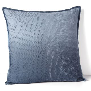 Vera Wang Shibori All Over Stitching Decorative Pillow, 18 x 18