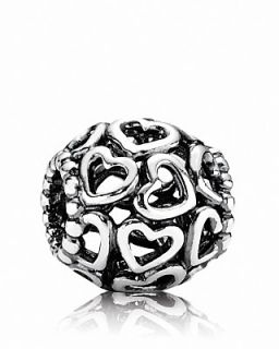 PANDORA Charm   Sterling Silver Open Your Heart