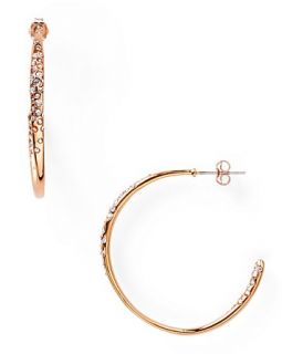 hoop earrings price $ 150 00 color rose gold size one size quantity 1