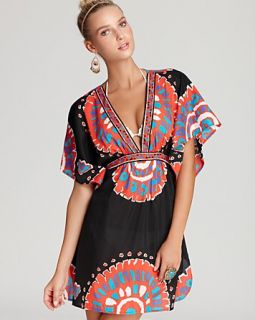 trina turk yucateca coverup tunic price $ 172 00 color black size