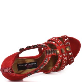 hot island red suede chinese laundry sku zcle003 $ 199