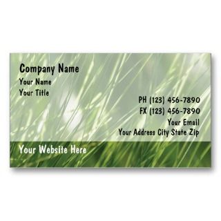 Lawn Care Business Cards, 600+ Lawn Care Business Card Templates