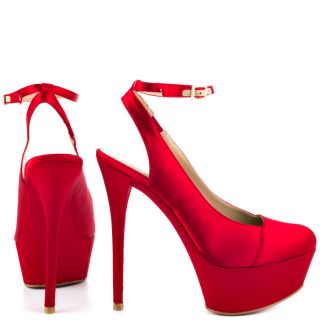 Paris Hiltons Red Nuala   Red Satin for 109.99