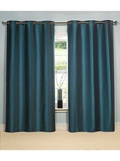 Linea Ikat stripe dark teal curtain range   