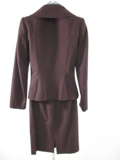 Katharine Hamnett London Burgundy Blazer Jacket Suit 42