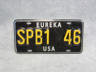 Eureka Deputy Andy Kavan Smith Screen Used License Plate Set