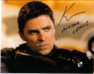 Kavan Smith as Stargate Atlantis Major Lorne Autograph