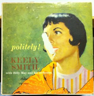 Keely Smith Politely LP VG T 1073 Mono 1958 Record USA Capitol