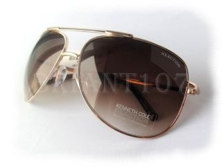 New Kenneth Cole Reaction Sunglasses KC1099 Gold Couple Tiny Scratches