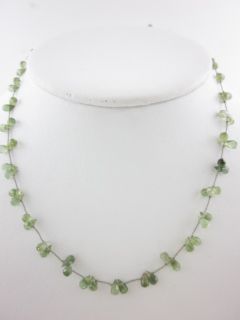 You are bidding on a KERRI LINDEN Aventurine Green Cluster Strand