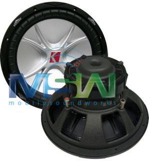New Kicker® 07 CVR15 4 15 Compvr Car Subwoofer Sub Woofer D4 500W