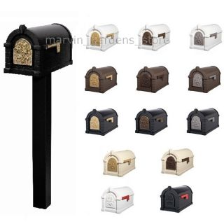 Gaines Keystone Mailbox with Matching Mail Box Post 13 Variations