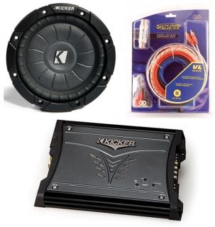 Kicker Car Stereo ZX200 2 Amplifier Package Includes CVT8 Subwoofer