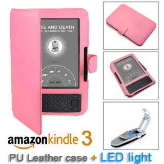 Case Cover with LED Light for  Kindle 3 3G Keyboard
