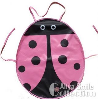 Cute Ladybug Kids Kitchen Garden Apron Lovely Child Pinafore 5 Color U