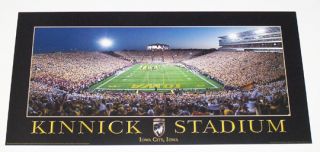 Iowa Hawkeyes Football Kinnick Stadium Night Game Print