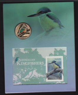 Australia Sacred Kingfisher Imperf Sheetlet & Coin 284/300 SOLD OUT