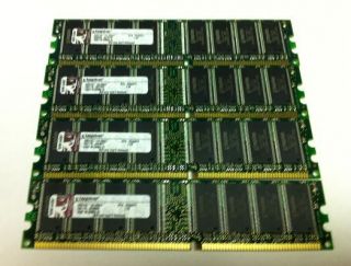 2GB Kit (4x512MB) Kingston KTH D530/512 DDR RAM PC 3200 184 Pin DIMM