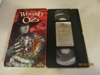 Wizard of oz RARE Red Cover VHS Greatest Fantasy Film of All Time