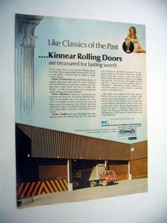 Kinnear Rolling Doors Trucking Terminal 1976 Print Ad