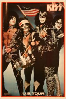 Kiss Original Spirit of 1976 Destroyer Aucoin Poster