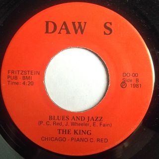 New Breed 45 The King Piano C Red Blues and Jazz