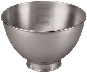 KitchenAid KB3SS 3 Qt. Polished Stainless Steel Mixing Bowl for KSM150