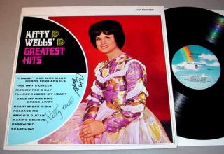 Kitty Wells Autographed LP Greatest Hits