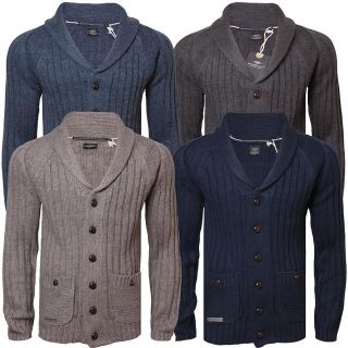 Mens Knitwear Top Cardigan Jumper Wool Mix Sweater Holmes Co IMP026