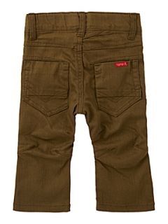 name it Boy`s classic twill trousers Olive   