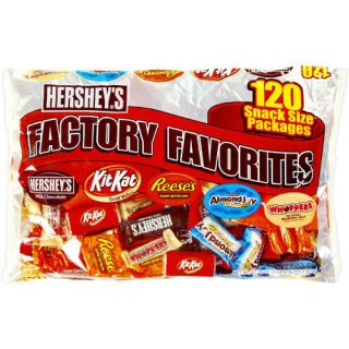 120 Ct Hersheys Bite Size Favorites Reeses Bulk Candy