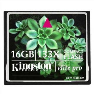 Kingston Pro 133x 16GB CF Compact Flash Card Reader New