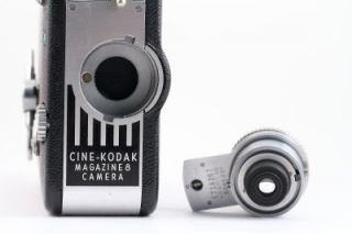 Cine Kodak Magazine 8 8mm Movie Camera w Leather Carry Case