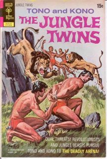 Jungle Twins Tono Kono 3 VF Oct 1972 Comics Book