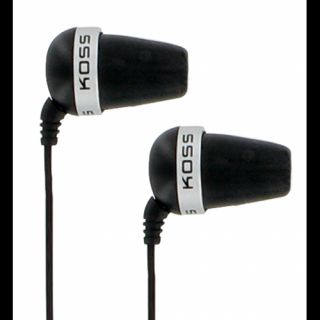 Koss Wired in Ear Plug Headphones Black