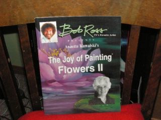 Bob Ross w Kowalski Painting Flowers 2 Book Pictures