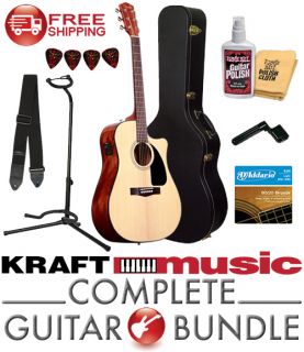 Exclusively at Kraft MusicOur Fender CD60CE COMPLETE GUITAR BUNDLE